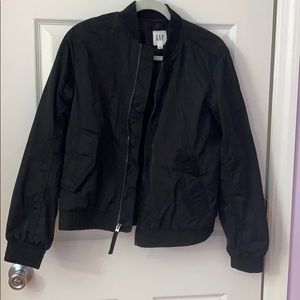 Unisex Black Bomber Jacket